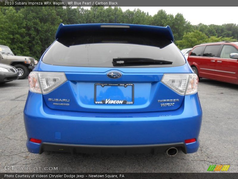 WR Blue Pearl / Carbon Black 2010 Subaru Impreza WRX Wagon