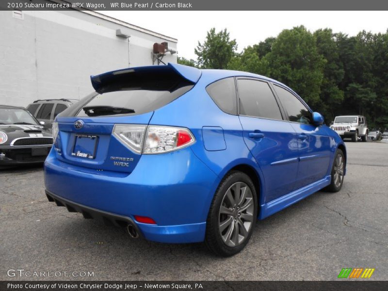 WR Blue Pearl / Carbon Black 2010 Subaru Impreza WRX Wagon