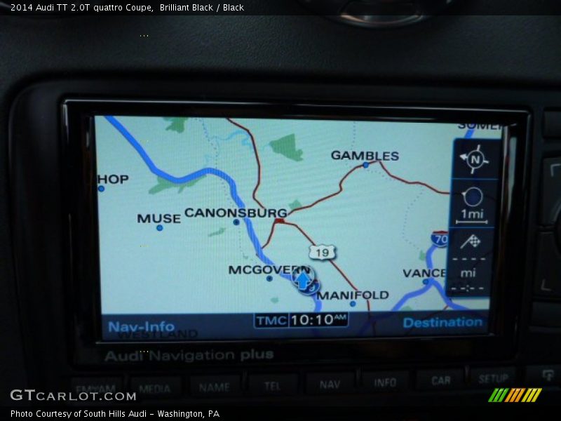 Navigation of 2014 TT 2.0T quattro Coupe