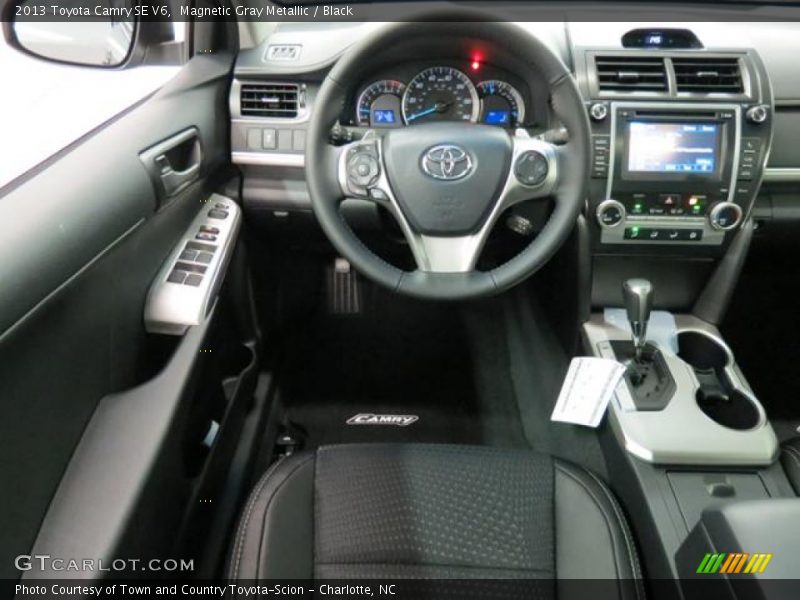 Magnetic Gray Metallic / Black 2013 Toyota Camry SE V6