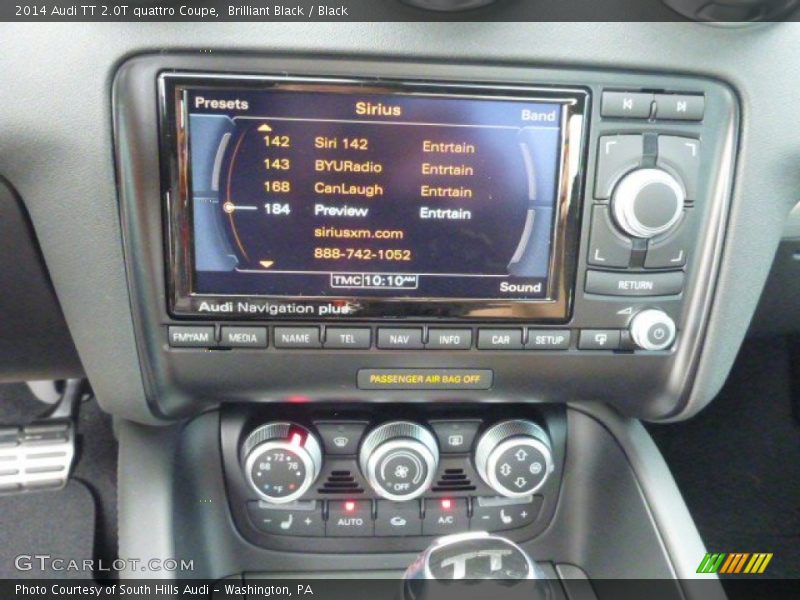 Controls of 2014 TT 2.0T quattro Coupe