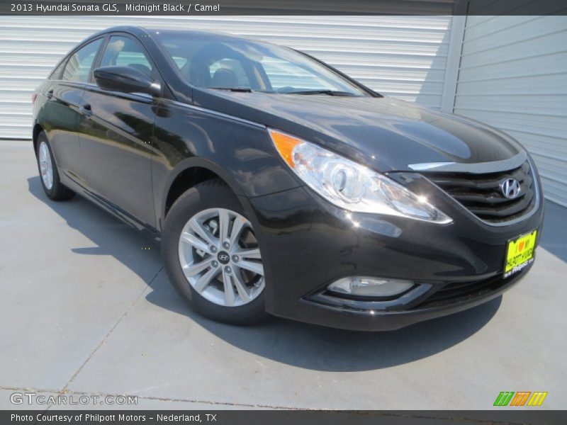 Midnight Black / Camel 2013 Hyundai Sonata GLS