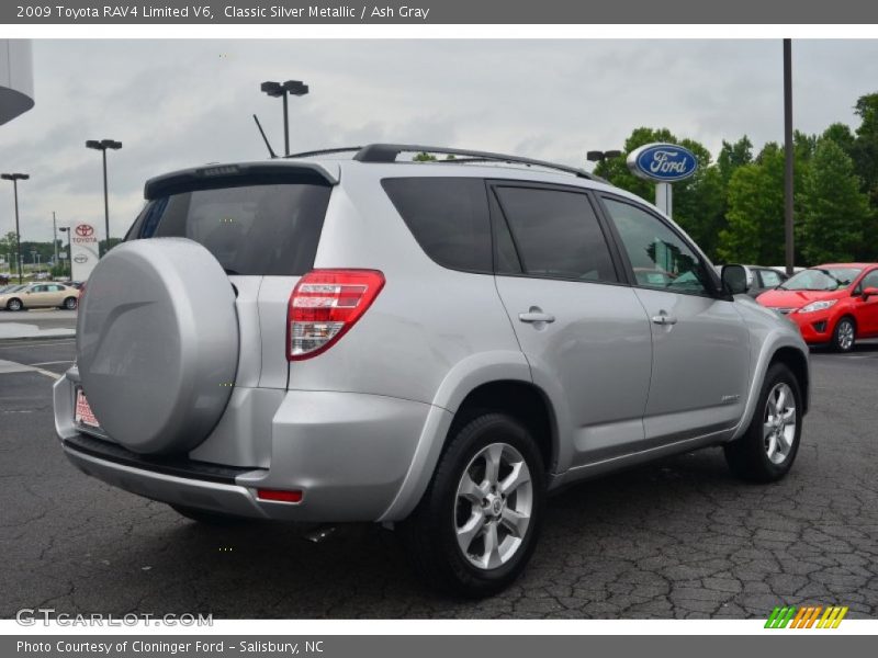 Classic Silver Metallic / Ash Gray 2009 Toyota RAV4 Limited V6