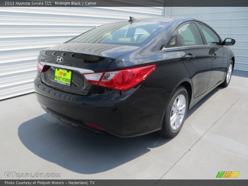 Midnight Black / Camel 2013 Hyundai Sonata GLS