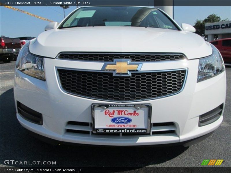 Summit White / Jet Black 2013 Chevrolet Cruze LT