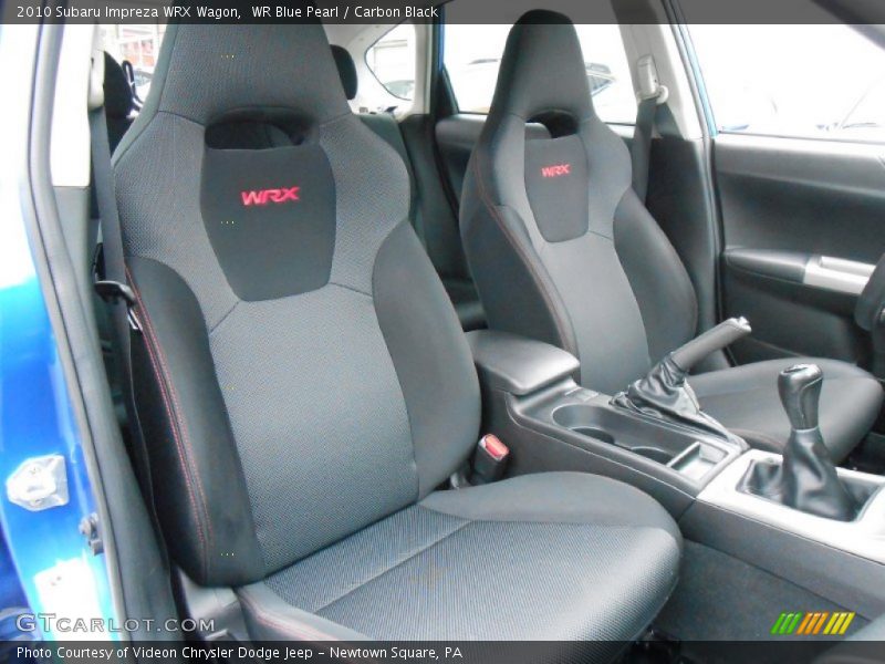WR Blue Pearl / Carbon Black 2010 Subaru Impreza WRX Wagon