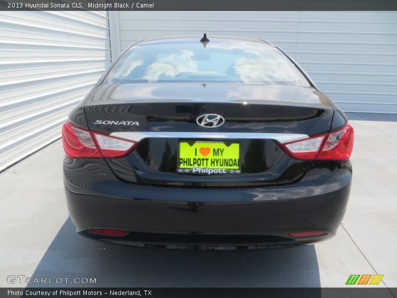 Midnight Black / Camel 2013 Hyundai Sonata GLS