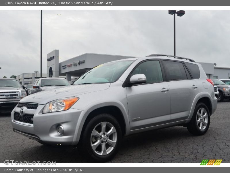 Classic Silver Metallic / Ash Gray 2009 Toyota RAV4 Limited V6