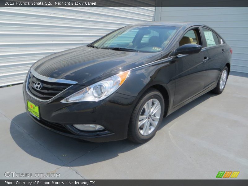 Midnight Black / Camel 2013 Hyundai Sonata GLS