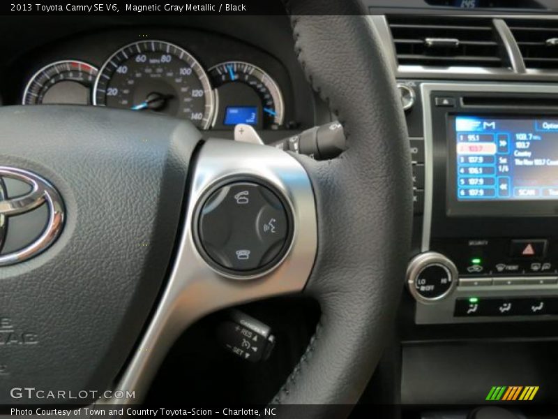 Magnetic Gray Metallic / Black 2013 Toyota Camry SE V6
