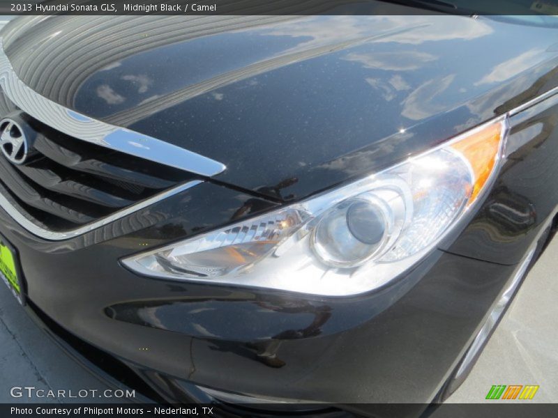 Midnight Black / Camel 2013 Hyundai Sonata GLS