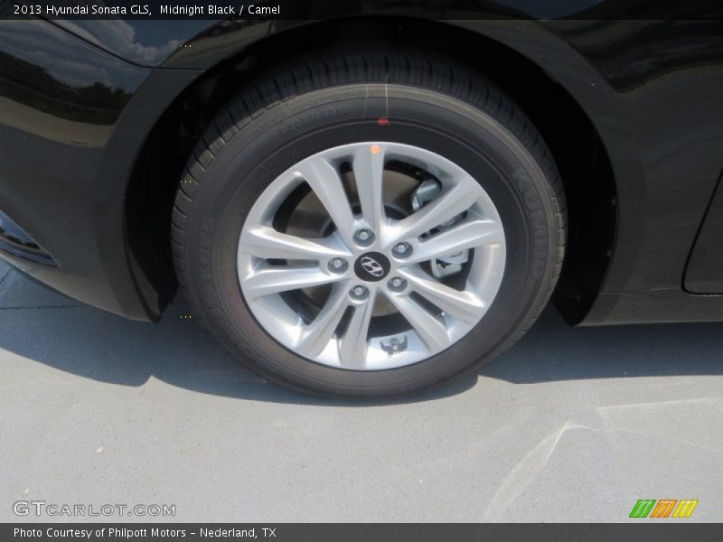 Midnight Black / Camel 2013 Hyundai Sonata GLS