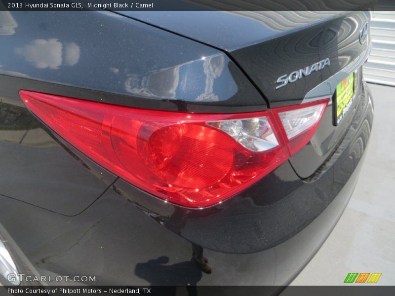 Midnight Black / Camel 2013 Hyundai Sonata GLS