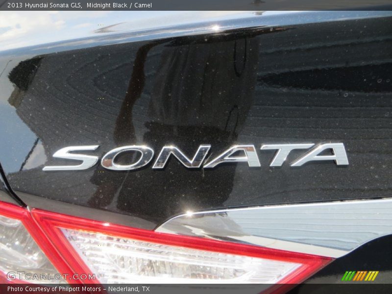 Midnight Black / Camel 2013 Hyundai Sonata GLS