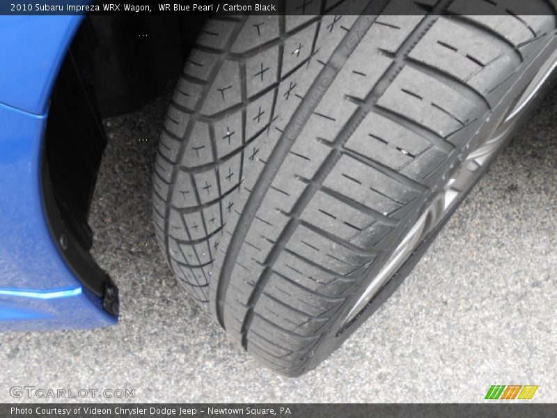 WR Blue Pearl / Carbon Black 2010 Subaru Impreza WRX Wagon