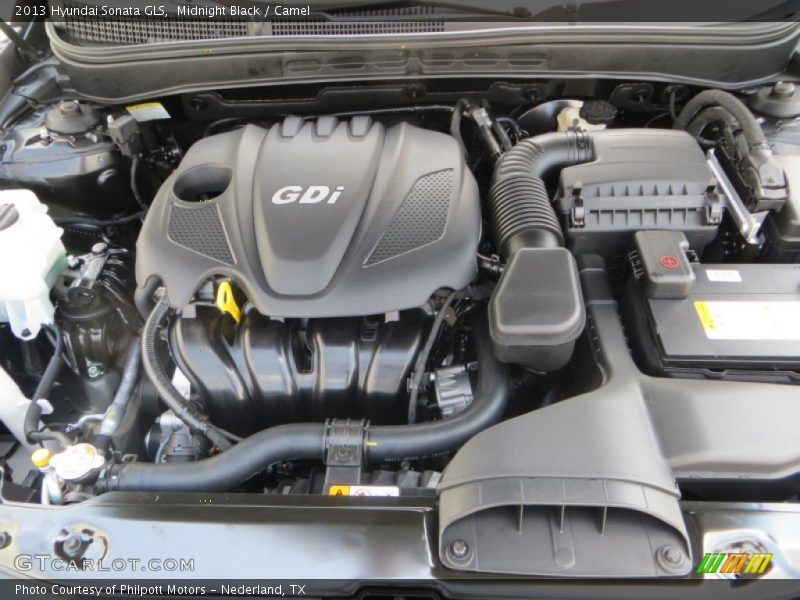 Midnight Black / Camel 2013 Hyundai Sonata GLS