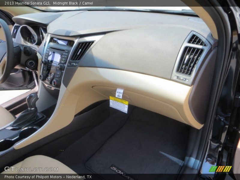 Midnight Black / Camel 2013 Hyundai Sonata GLS