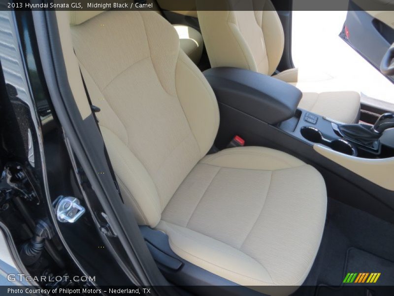Midnight Black / Camel 2013 Hyundai Sonata GLS