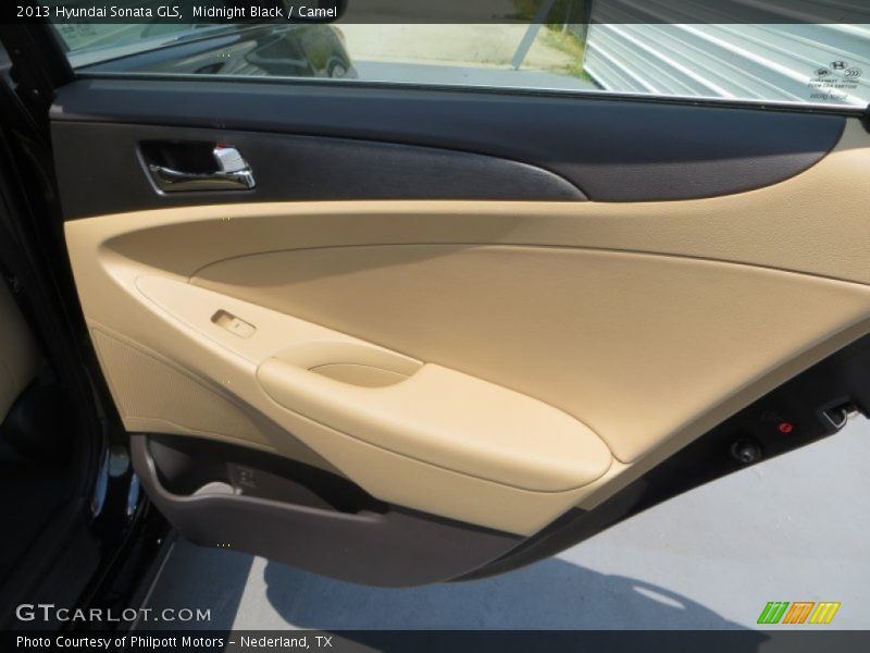 Midnight Black / Camel 2013 Hyundai Sonata GLS