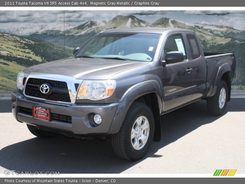 Magnetic Gray Metallic / Graphite Gray 2011 Toyota Tacoma V6 SR5 Access Cab 4x4