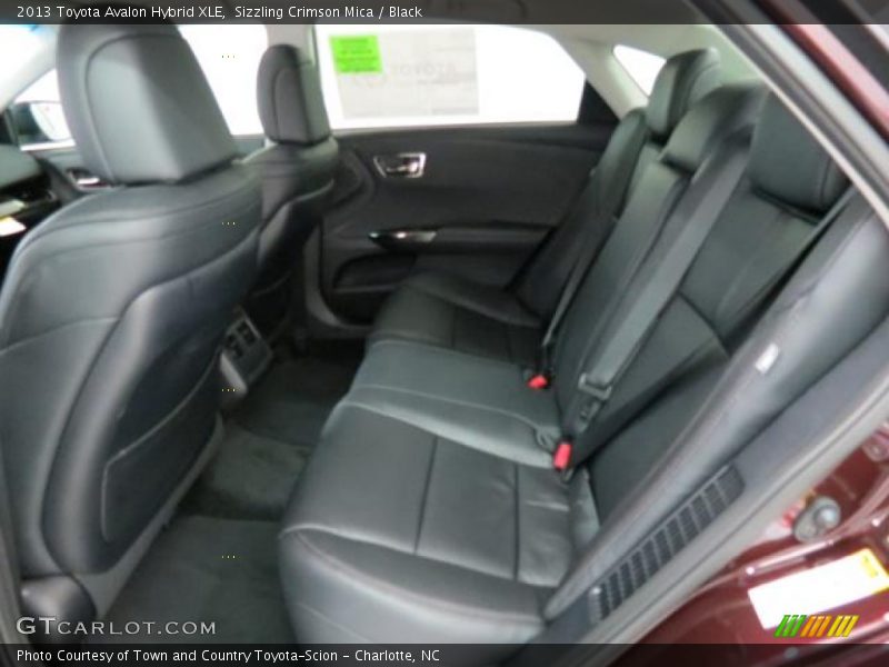 Sizzling Crimson Mica / Black 2013 Toyota Avalon Hybrid XLE