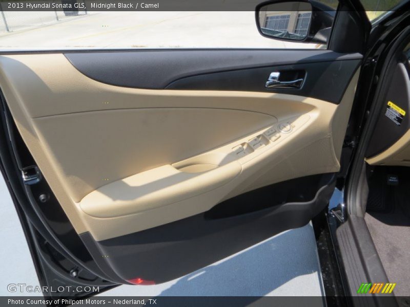 Midnight Black / Camel 2013 Hyundai Sonata GLS