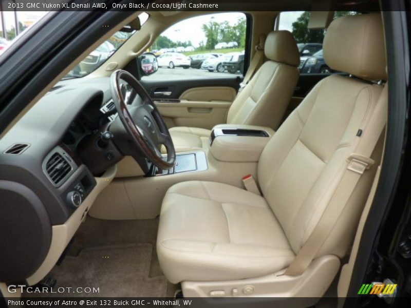 Onyx Black / Cocoa/Light Cashmere 2013 GMC Yukon XL Denali AWD