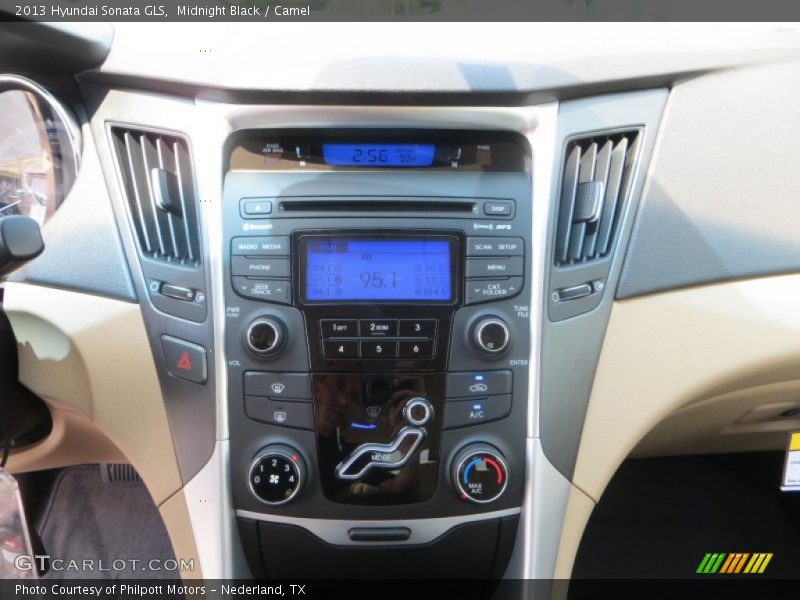 Midnight Black / Camel 2013 Hyundai Sonata GLS