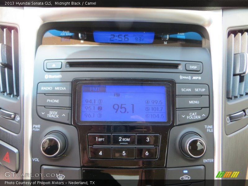 Midnight Black / Camel 2013 Hyundai Sonata GLS