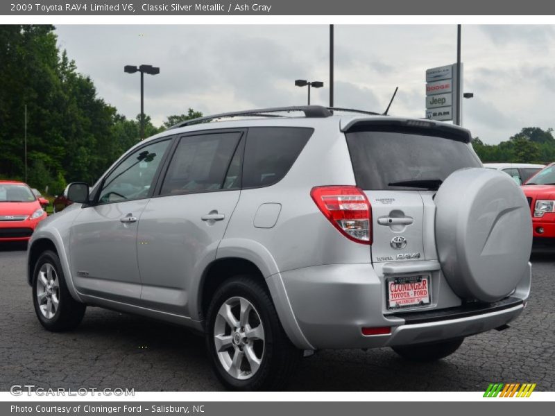 Classic Silver Metallic / Ash Gray 2009 Toyota RAV4 Limited V6