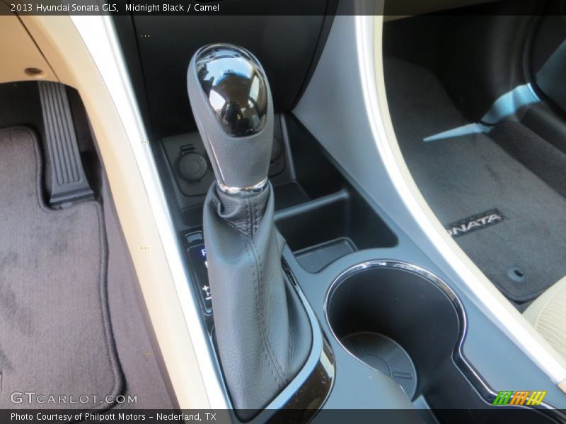 Midnight Black / Camel 2013 Hyundai Sonata GLS