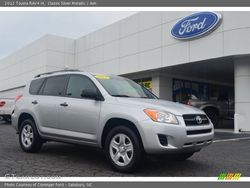 Classic Silver Metallic / Ash 2012 Toyota RAV4 I4