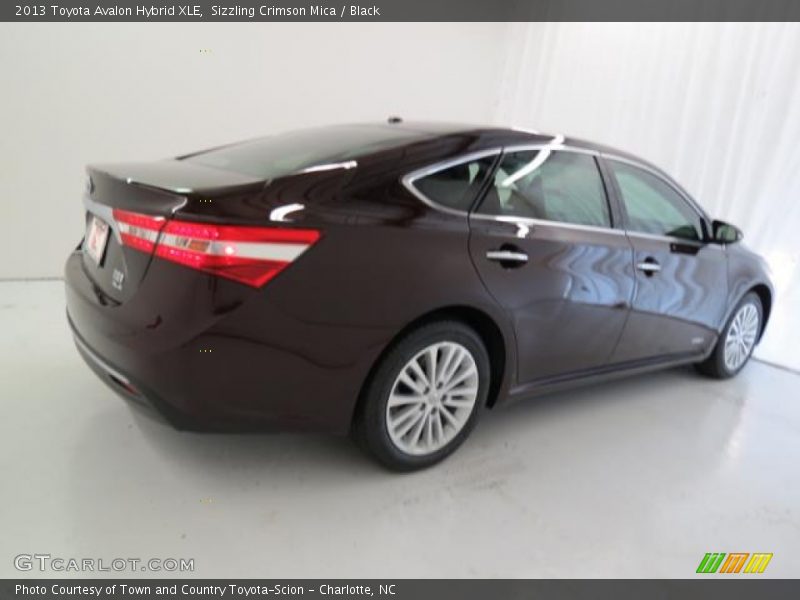 Sizzling Crimson Mica / Black 2013 Toyota Avalon Hybrid XLE