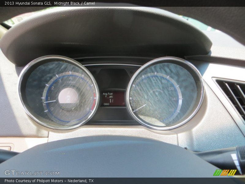 Midnight Black / Camel 2013 Hyundai Sonata GLS