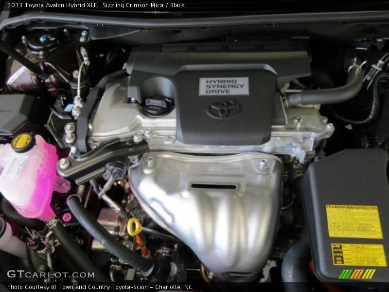 Sizzling Crimson Mica / Black 2013 Toyota Avalon Hybrid XLE
