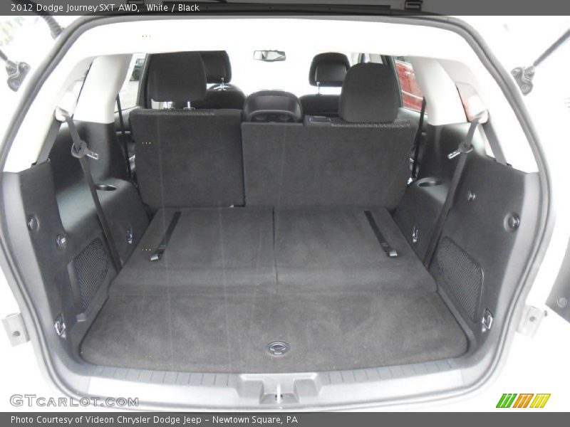 White / Black 2012 Dodge Journey SXT AWD