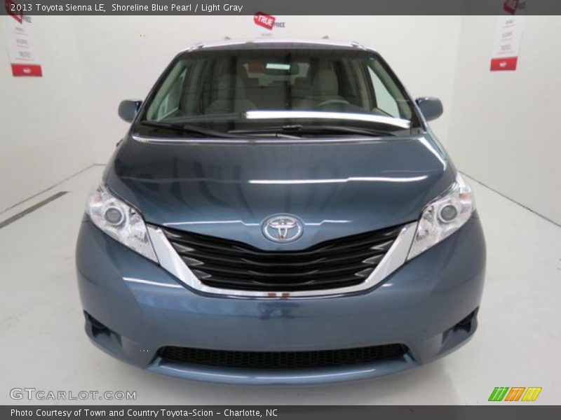 Shoreline Blue Pearl / Light Gray 2013 Toyota Sienna LE