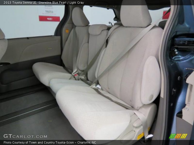 Shoreline Blue Pearl / Light Gray 2013 Toyota Sienna LE