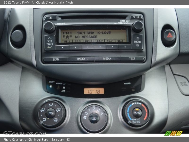 Classic Silver Metallic / Ash 2012 Toyota RAV4 I4