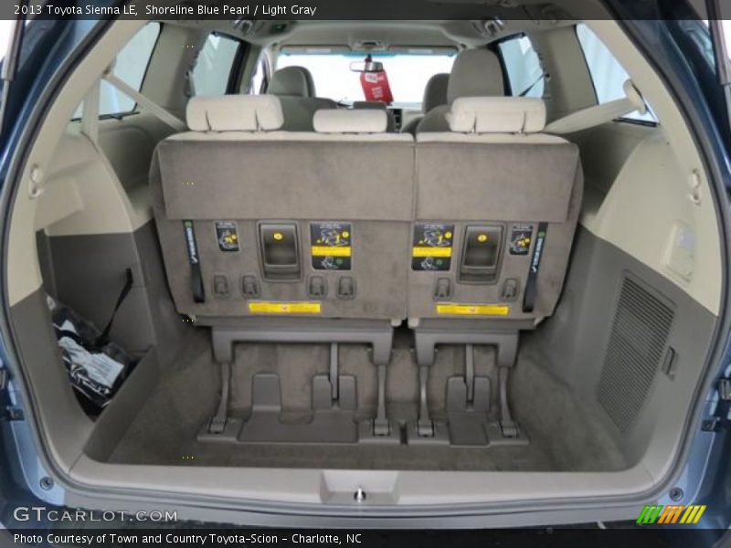 Shoreline Blue Pearl / Light Gray 2013 Toyota Sienna LE