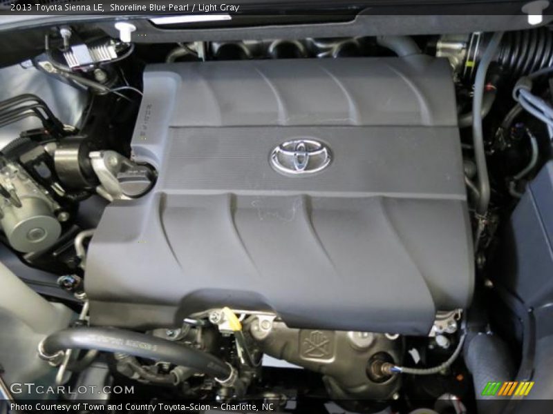 Shoreline Blue Pearl / Light Gray 2013 Toyota Sienna LE