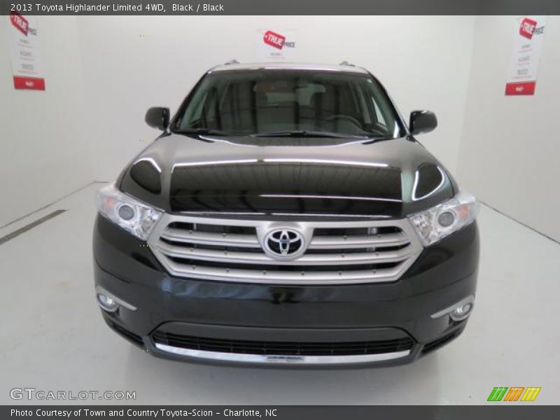 Black / Black 2013 Toyota Highlander Limited 4WD