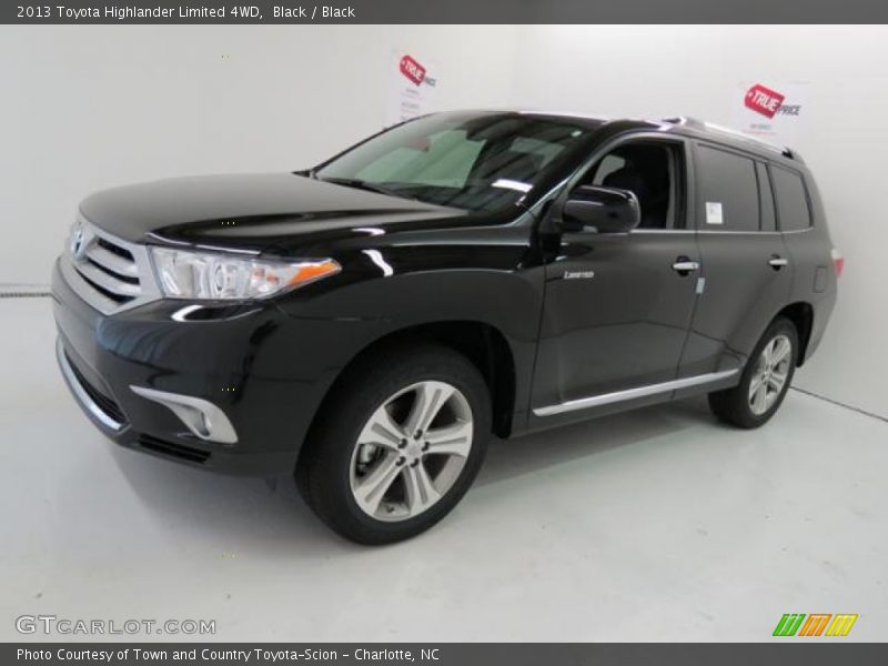 Black / Black 2013 Toyota Highlander Limited 4WD