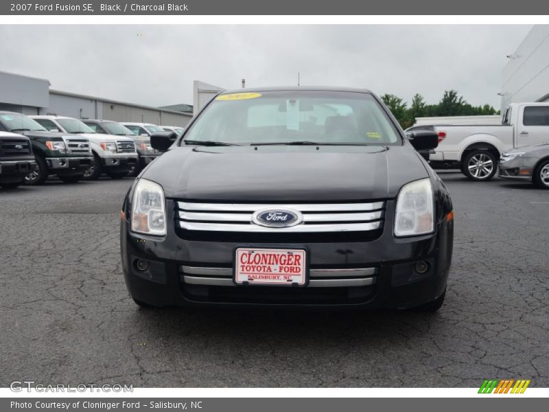 Black / Charcoal Black 2007 Ford Fusion SE