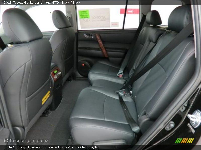 Black / Black 2013 Toyota Highlander Limited 4WD