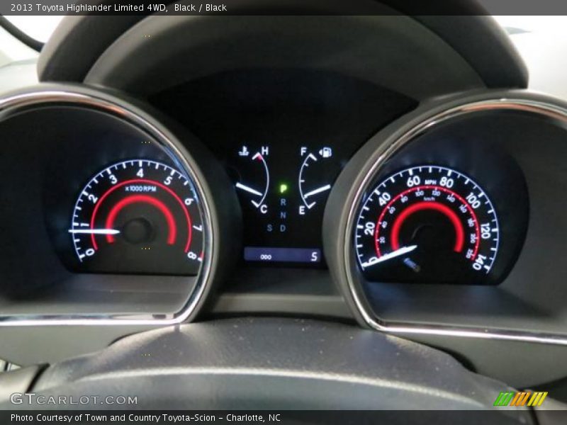 Black / Black 2013 Toyota Highlander Limited 4WD
