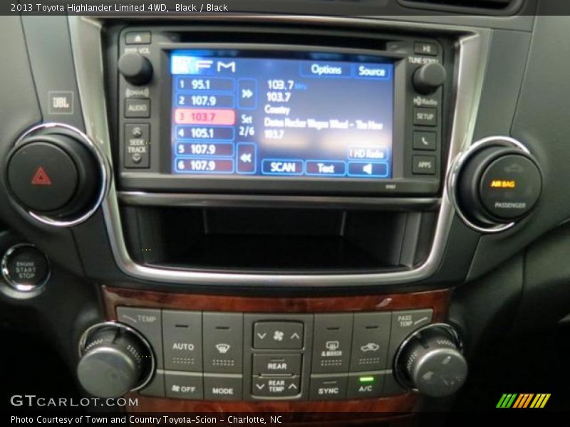 Black / Black 2013 Toyota Highlander Limited 4WD