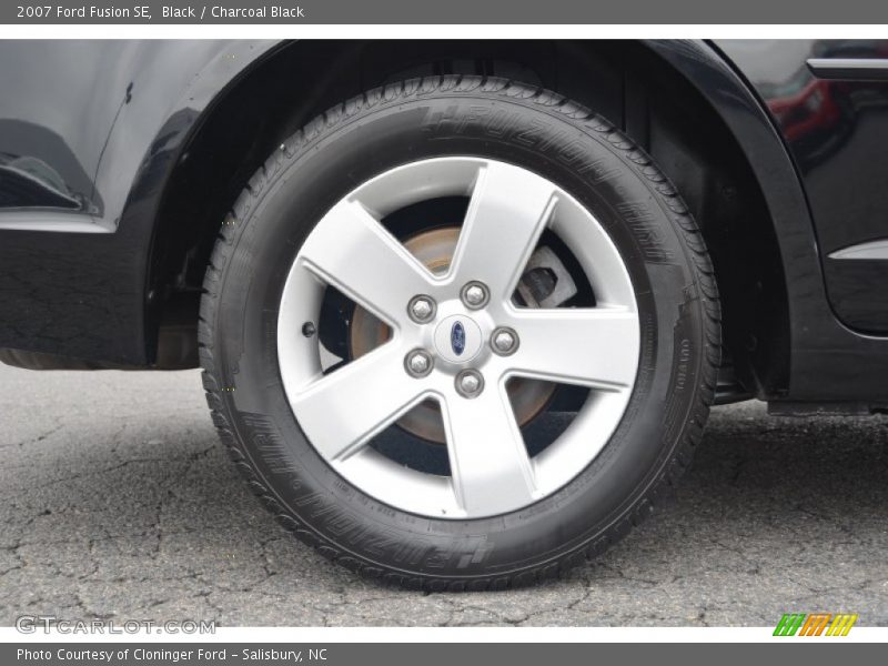 Black / Charcoal Black 2007 Ford Fusion SE