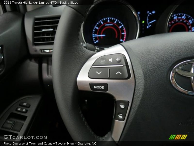 Black / Black 2013 Toyota Highlander Limited 4WD