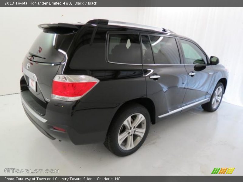 Black / Black 2013 Toyota Highlander Limited 4WD